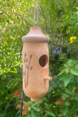 $45 Garden Bundle: Petite Terracotta Pot Trio + Hummingbird House + Opal Tumbler