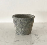[Earthy Slate Terracotta] petite clay pot