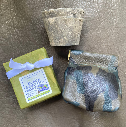 $50 Bundle: Bauble Bag + Olive Oil Soap + Terracotta Pot