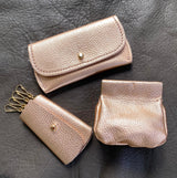 $100 Leather Smalls Bundle: Pretty Pocket + Bauble Bag + George Key Case