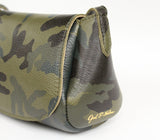 [Camo/Palomino] crossbody alternate side view showing gold Opal .R. Helm logo.