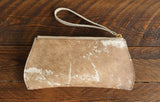 Cowhide Pommel Wristlet back view in color [Cowhide B]