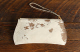 Cowhide Pommel Wristlet back view in color [Cowhide C]